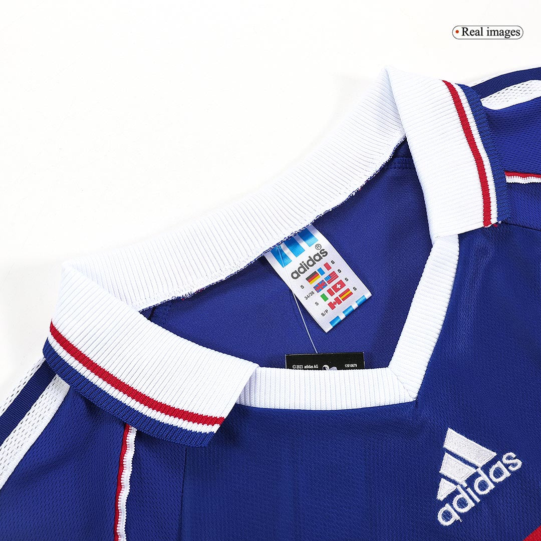 Retro 1998 France World Cup Home Soccer Jersey