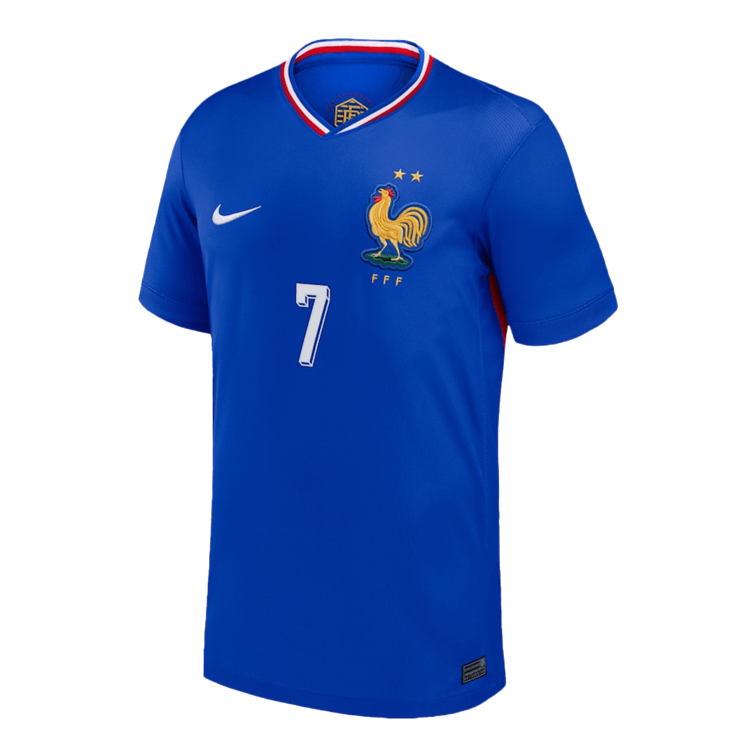 GRIEZMANN #7 Εντός Έδρας Προσαρμοσμένη Φανέλα Ποδοσφαίρου Γαλλίας 2024