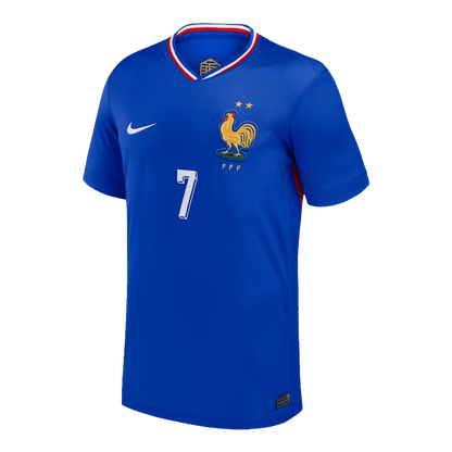 GRIEZMANN #7 Εντός Έδρας Προσαρμοσμένη Φανέλα Ποδοσφαίρου Γαλλίας 2024