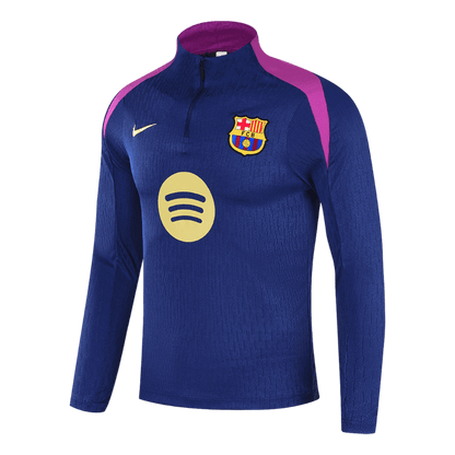 Barcelona 1/4 Zip Tracksuit 2025/26 Navy