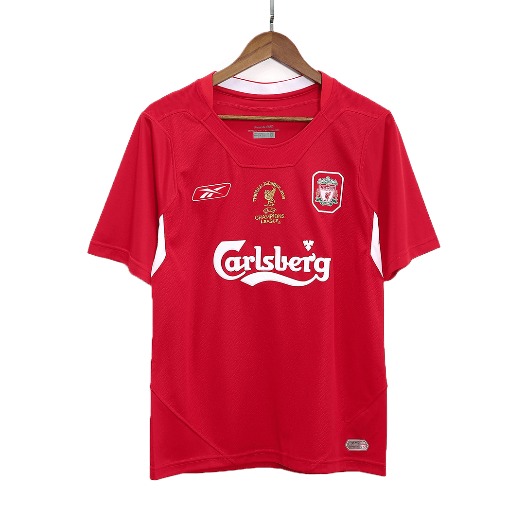 Ποδοσφαιρική μπλούζα ρετρό Τζέρσεϊ Liverpool 2005 - UCL