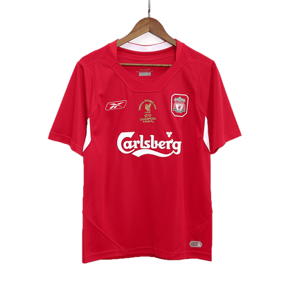 Ποδοσφαιρική μπλούζα ρετρό Τζέρσεϊ Liverpool 2005 - UCL