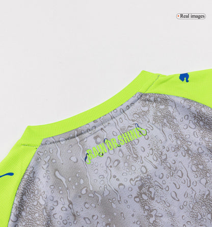 Παιδική Φανέλα Μάντσεστερ Σίτι Τρίτης Εμφάνισης (Φανέλα+Σορτς+Κάλτσες) 25/26 Γκρι