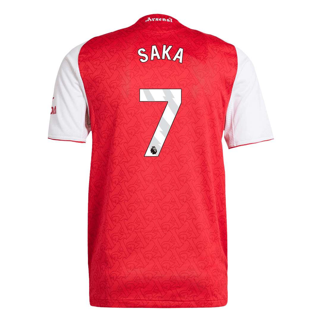 SAKA #7 Αυθεντική φανέλα εντός έδρας ποδοσφαίρου Arsenal 2025/26 Κόκκινο