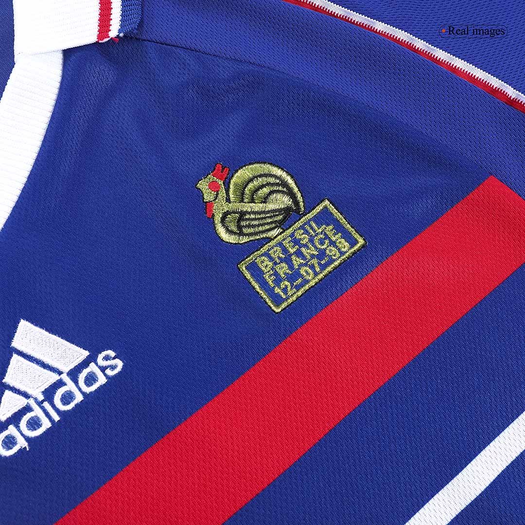 Ρετρό φανέλα με το Νο 10, ZIDANE, εντός έδρας Γαλλίας 1998