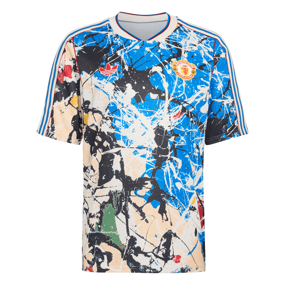 Manchester United Pre-Match Soccer Jersey 2025/26 Blue