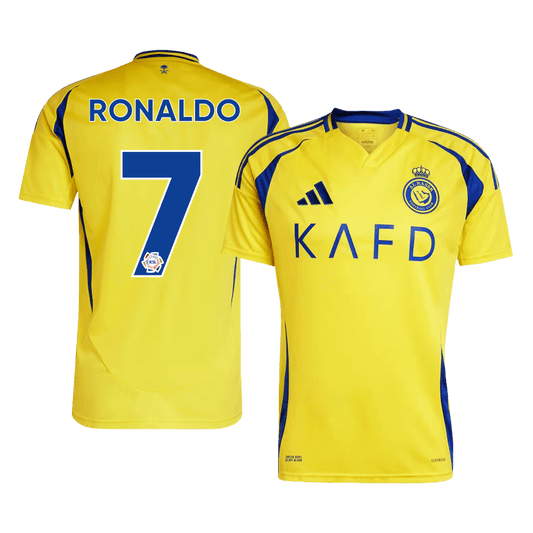 Al Nassr Jersey Custom RONALDO #7 Ποδοσφαιρικό Jersey Home 2024/25