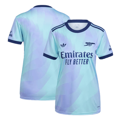 Gift-Women's Arsenal Third Away Soccer Jersey Shirt 2024/25