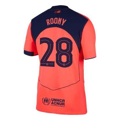 ROONY #28 Barcelona Third Away Player Version Jersey 2025/26