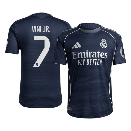 VINI JR. #7 Αυθεντική ποδοσφαιρική φανέλα Ρεάλ Μαδρίτης εκτός έδρας 2025/26