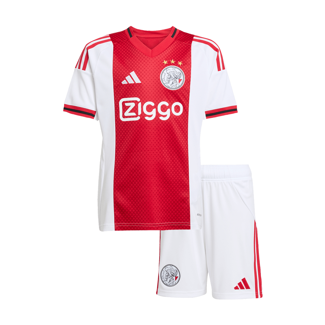 Kids Ajax Custom Home Soccer Kits 2025/26