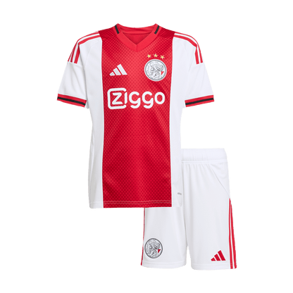 Kids Ajax Custom Home Soccer Kits 2025/26