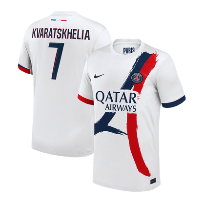 PSG Jersey Custom KVARATSKHELIA #7 PSG Soccer Jersey Away 2024/25