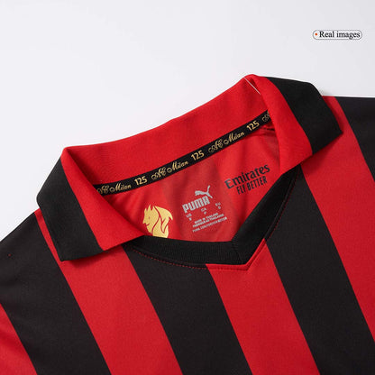 Ρετρό φανέλα ποδοσφαίρου AC Milan με μακριά μανίκια, 125η επέτειος 2024/25