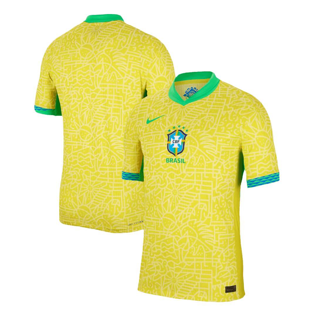 Αυθεντική φανέλα ποδοσφαίρου Jersey Brazil Brazil 2024