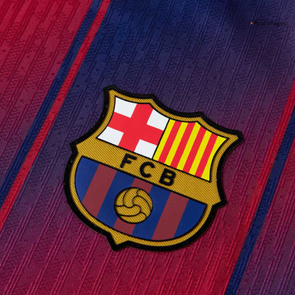 PEDRI #8 Barcelona Home Authentic Soccer Jersey 2025/26