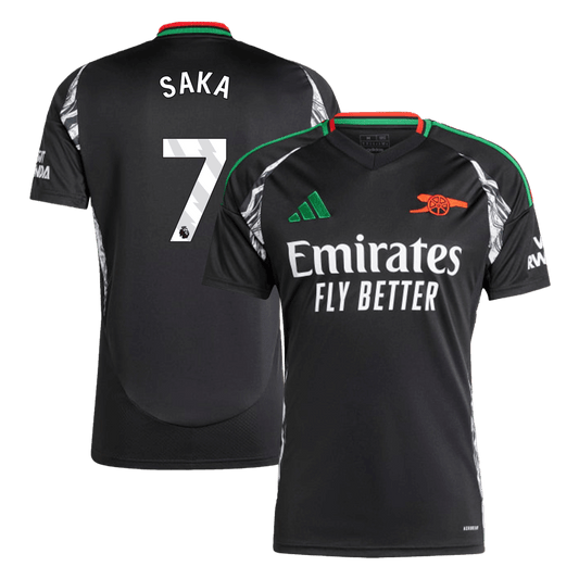 SAKA #7 Arsenal Away Football Shirt 2024/25 Football Kit UK