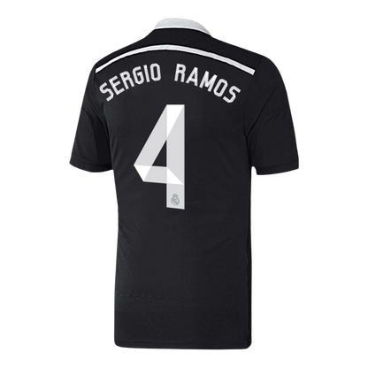 Retro Jersey SERGIO RAMOS #4 Real Madrid Retro Jersey Third Away Soccer Shirt 2014/15