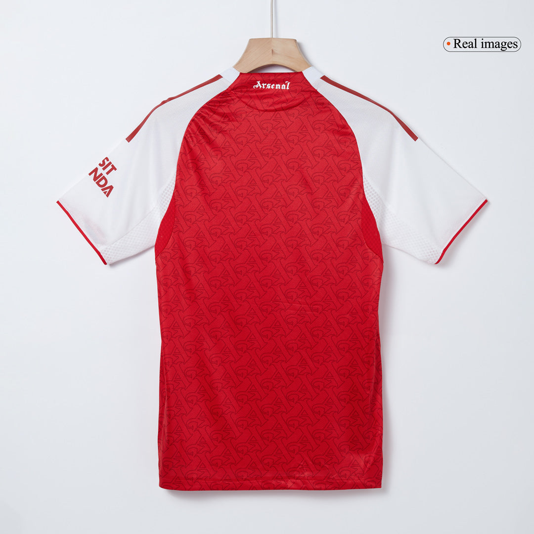 Arsenal Authentic  SALIBA #2 Soccer Jersey 2025/26