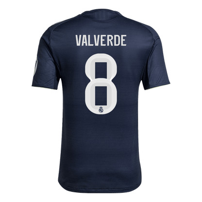VALVERDE #8 Αυθεντική Φανέλα Ποδοσφαίρου Ρεάλ Μαδρίτης Εκτός έδρας 2025/26