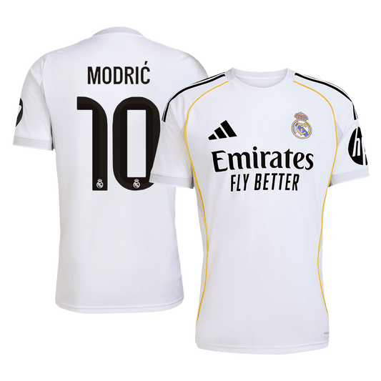MODRIC #10 Real Madrid Soccer Jersey Home Custom Shirt 2025/26