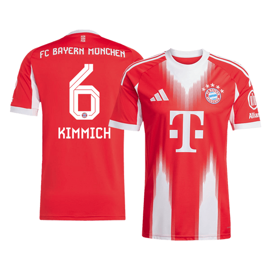 Bayern Munich Jersey Custom KIMMICH #6 Soccer Jersey Home 2025/26