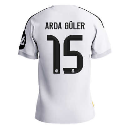 ARDA GÜLER #15 Real Madrid Home Player Version Jersey 2025/26