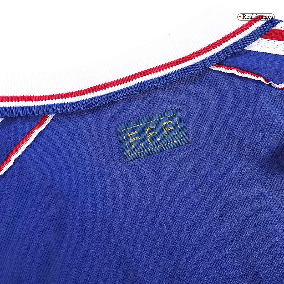 Ρετρό φανέλα με το Νο 10, ZIDANE, εντός έδρας Γαλλίας 1998
