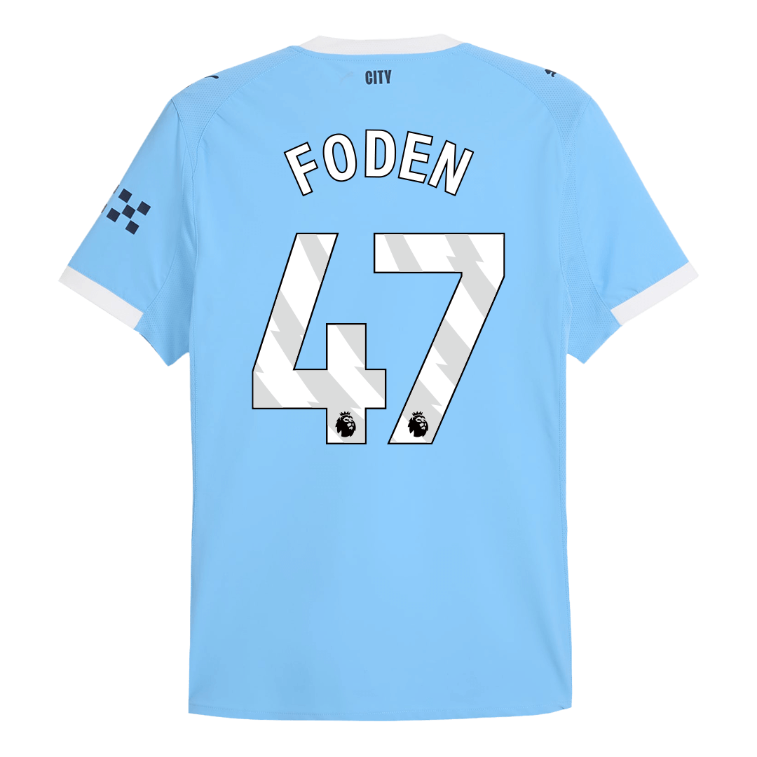 FODEN #47 Αυθεντική φανέλα ποδοσφαίρου Manchester City 2025/26 Μπλε