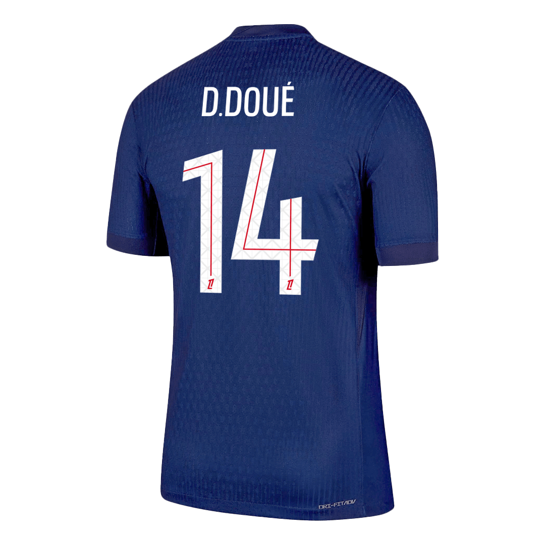 PSG φανέλα Εντός 2025/26 D.DOUÉ #14 - Match Version