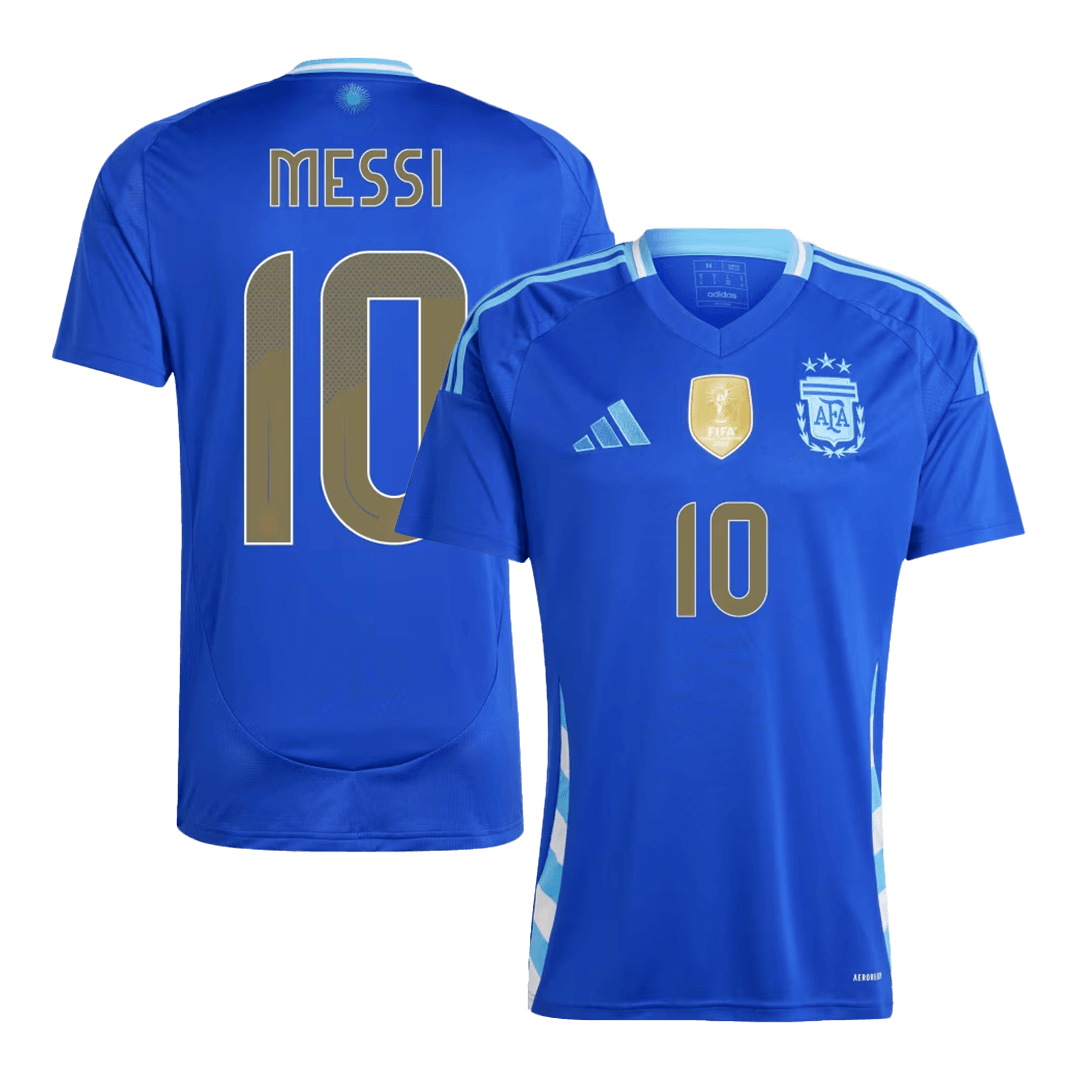 Προσαρμοσμένη φανέλα MESSI Νο 10 στην Αργεντινή Ποδοσφαιρική Τζέρσεϊ Away 2024