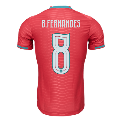 B.FERNANDES#8 Player Version Portugal Home Soccer Jersey World Cup 2026 Red