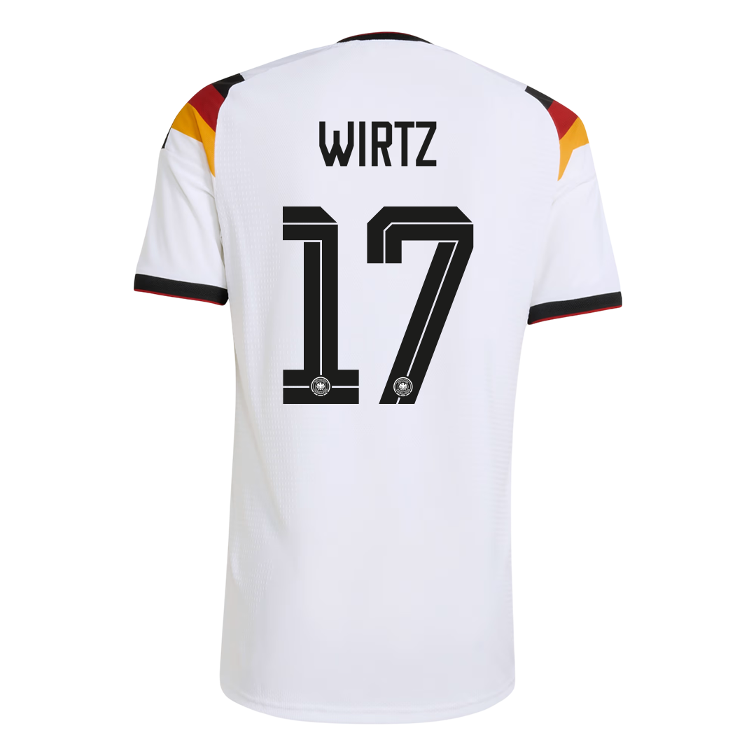 Γερμανία WIRTZ #17 Αρχική Σελίδα Προσαρμοσμένη Έκδοση Παίκτη Φανέλα Ποδοσφαίρου Παγκόσμιο Κύπελλο 2026