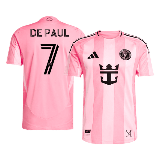 Inter Miami CF DE PAUL #7 Εντός Έδρας Αυθεντική Φανέλα Ποδοσφαίρου 2025