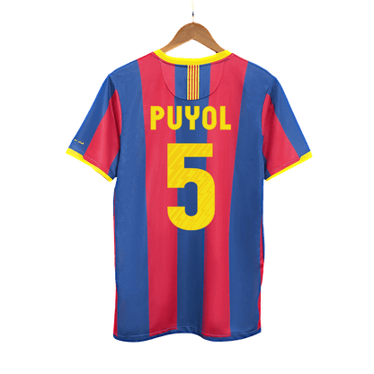 Retro Jersey PUYOL #5 Barcelona Retro Jersey Home Soccer Shirt 2010/11