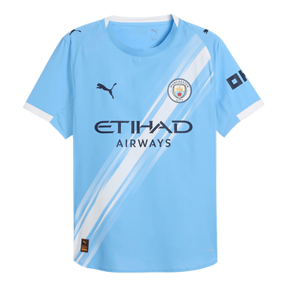 RODRIGO #16 Authentic Manchester City Home Soccer Jersey 2025/26 Blue Jersey - Club World Cup