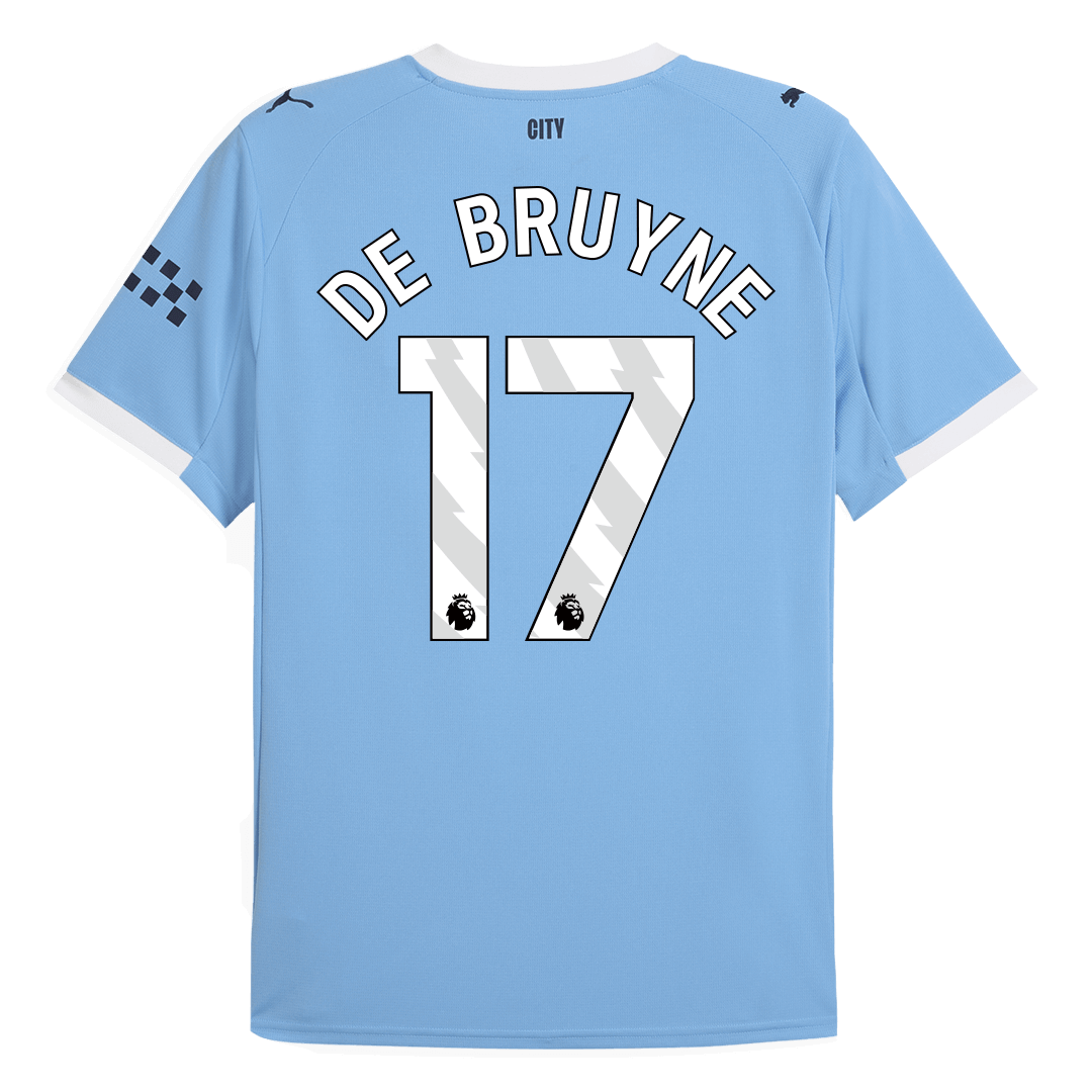 DE BRUYNE #17 Μάντσεστερ Σίτι Εντός ποδόσφαιρο Τζέρσεϊ 2025/26 Μπλε