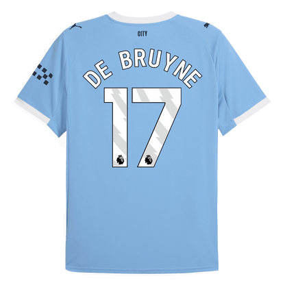 DE BRUYNE #17 Μάντσεστερ Σίτι Εντός ποδόσφαιρο Τζέρσεϊ 2025/26 Μπλε