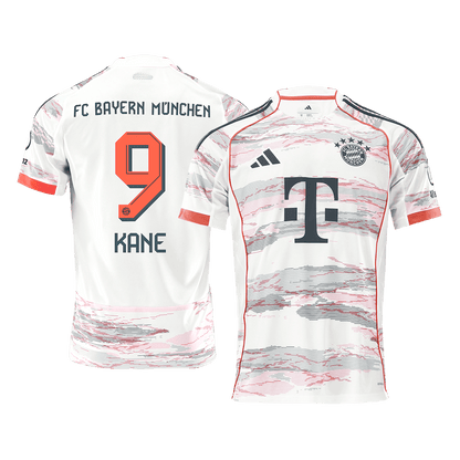 Φανέλα ποδοσφαίρου KANE #9 Bayern Munich εκτός έδρας 2025/26
