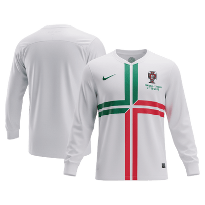 Retro Soccer Jersey Portugal Away Long Sleeve 2012