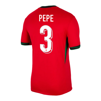 PEPE #3 Portugal Home Soccer Jersey Euro 2024