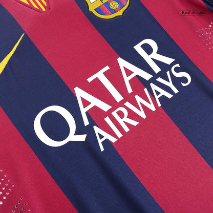 NEYMAR JR #11 Ρετρό φανέλα Barcelona για εντός έδρας ποδόσφαιρο 2014/15