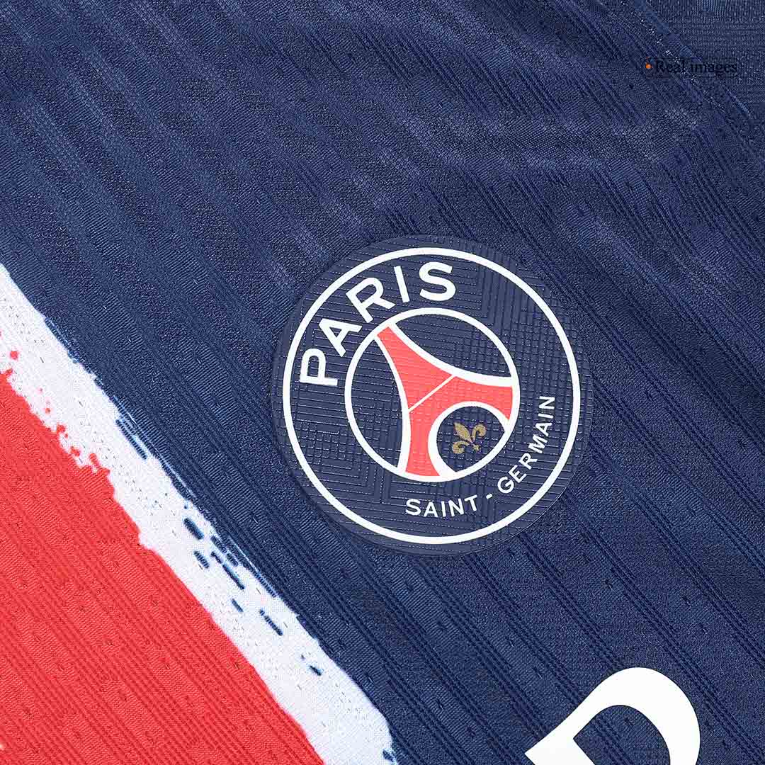 PSG Authentic KVARATSKHELIA #7 Soccer Jersey PSG Home Shirt 2024/25 - UCL