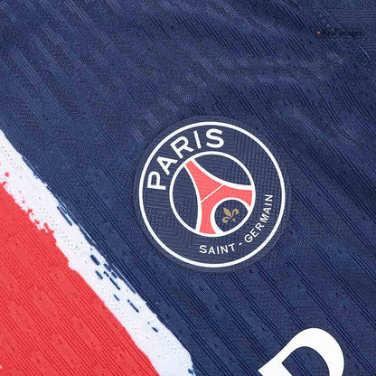 PSG Authentic KVARATSKHELIA #7 Soccer Jersey PSG Home Shirt 2024/25 - UCL