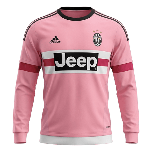 Retro Soccer Jersey Juventus Away Long Sleeve 2015/16