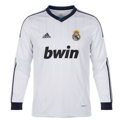 Retro Soccer Jersey Real Madrid Home Long Sleeve 2012/13