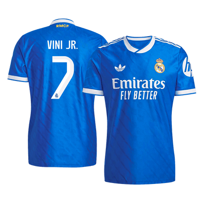 VINI JR. #7 Real Madrid Third Away Authentic Soccer Jersey 2025/26