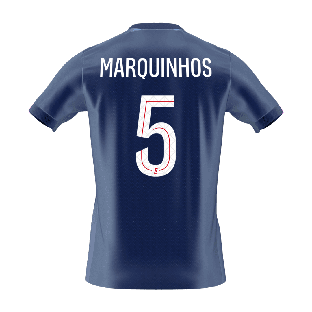 PSG φανέλα Εντός 2025/26 MARQUINHOS #5 - Premium