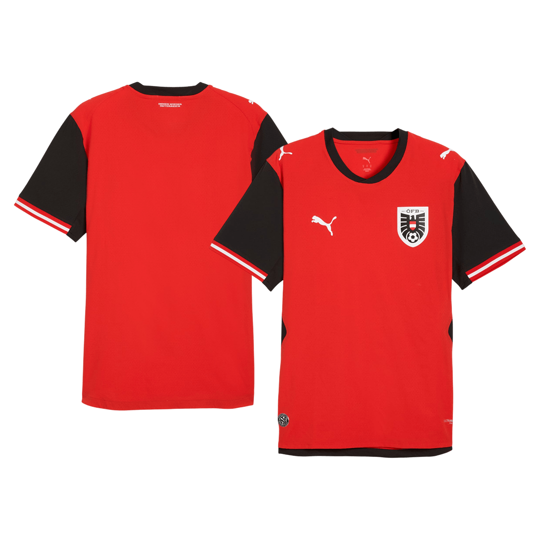 Austria Home Player Version Jersey World Cup 2026