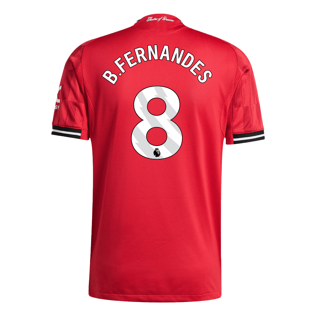 B.FERNANDES #8 Αυθεντική ποδοσφαιρική φανέλα Manchester United εντός έδρας 2025/26